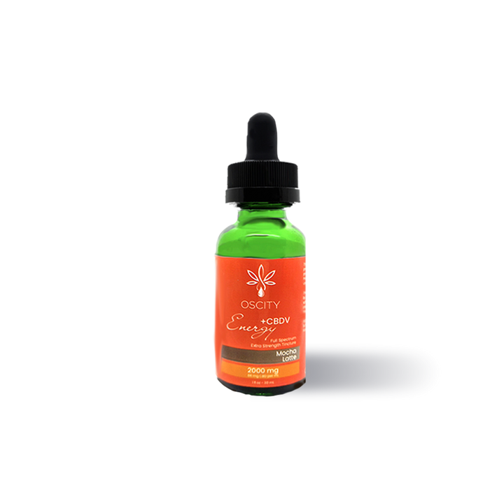 Mocha Latte Energy Tincture CBD+CBDV